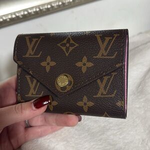 Louis Vuitton Dark Brown Monogram Envelope Wallet